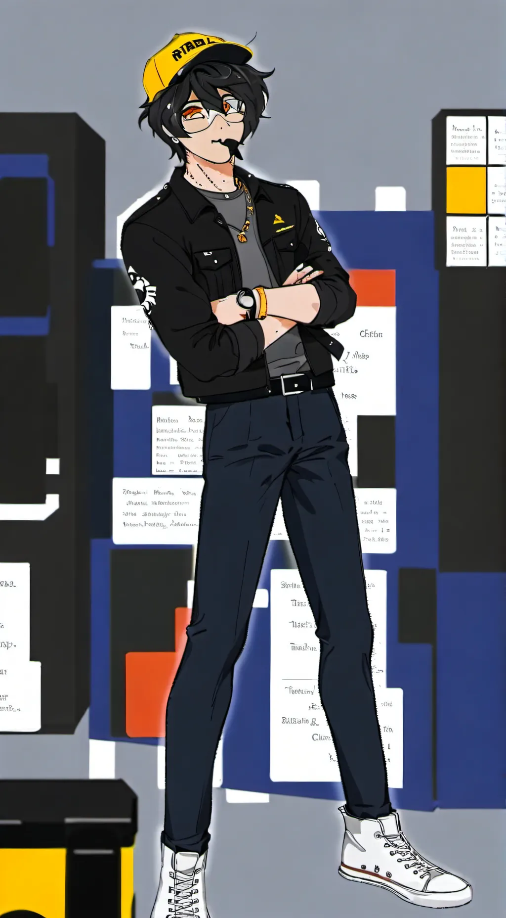 ai character: zane background