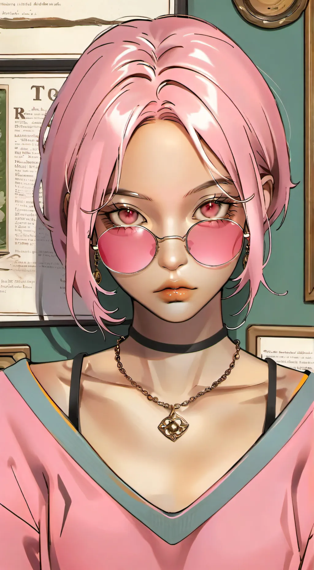 ai character: Farah Stone background