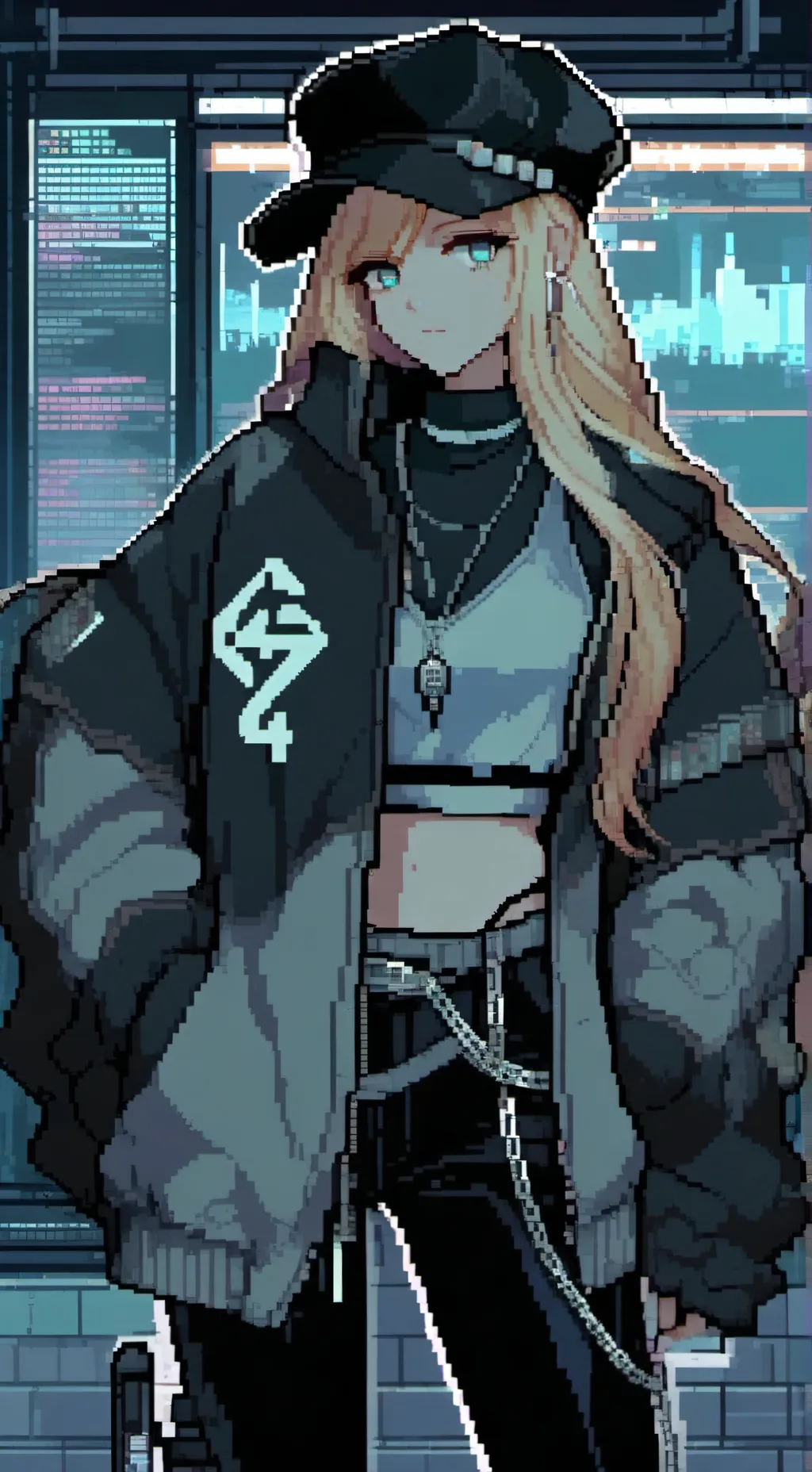 ai character: LEGENDS Ashley  background