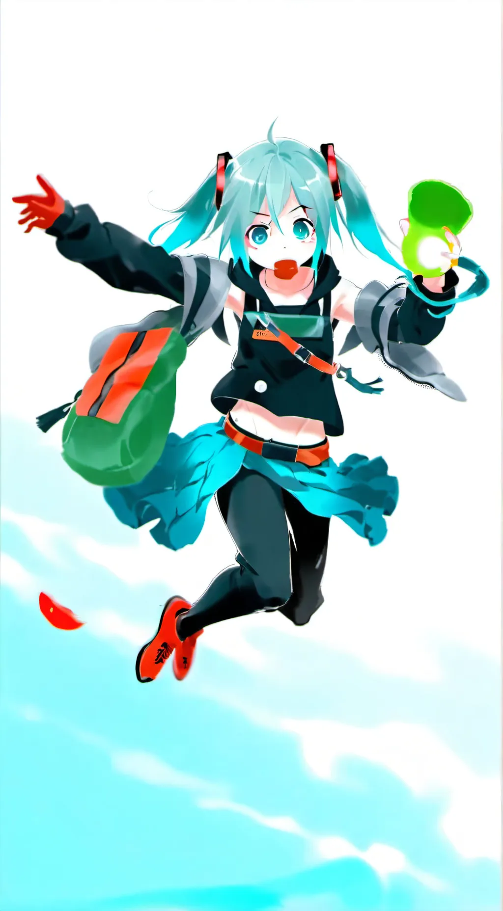 ai character: hatsune Miku background