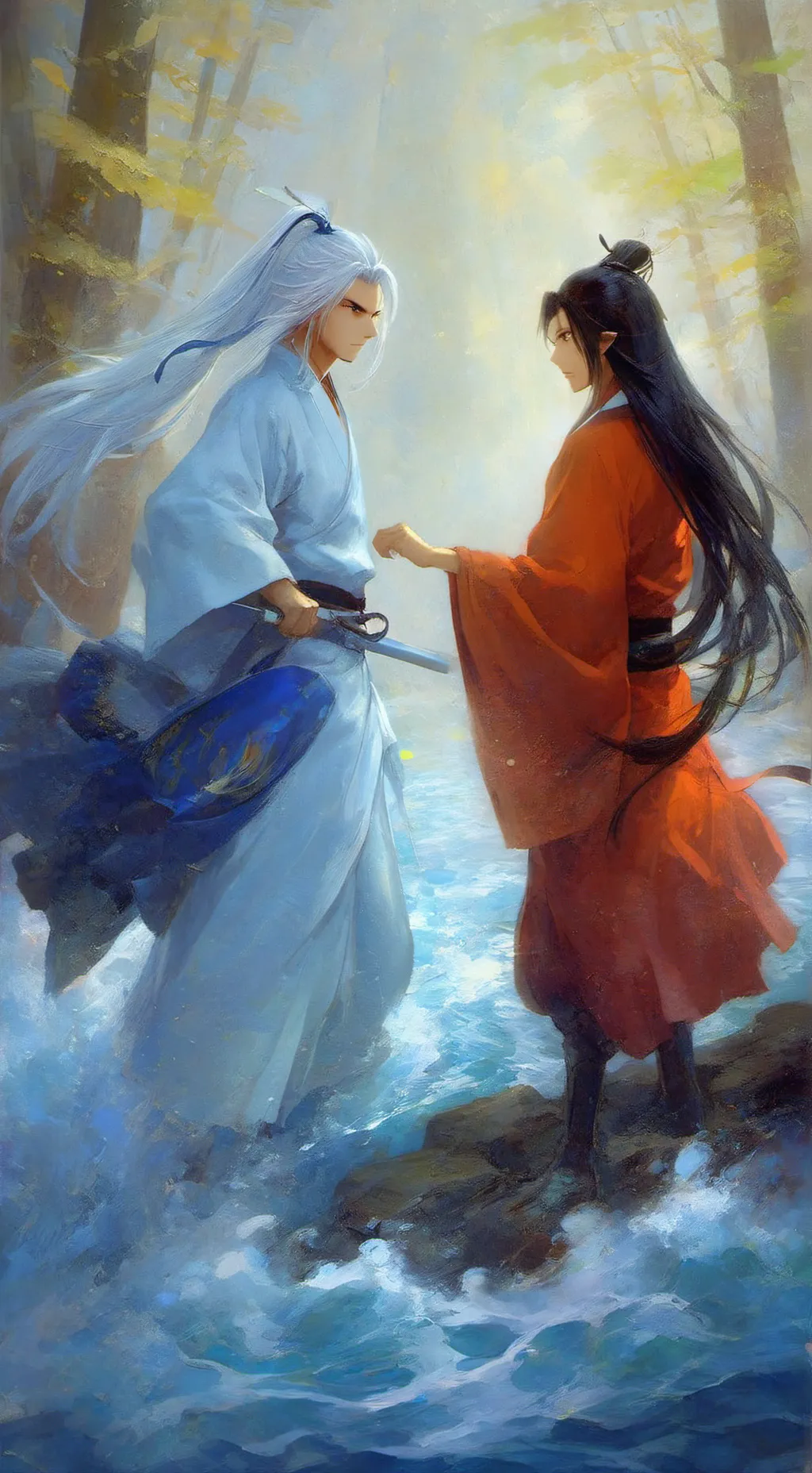 ai character: Gyomei x tengen background