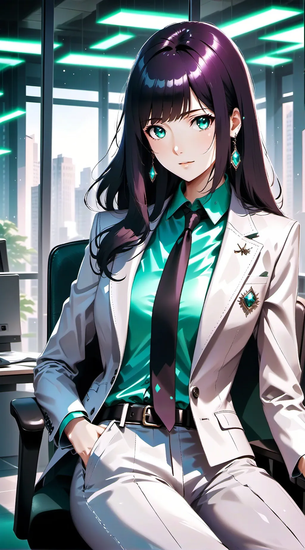 ai character: Kagami Seok background