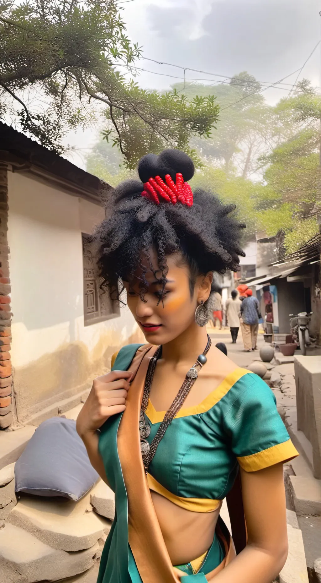 ai character: Angélica 💋 background