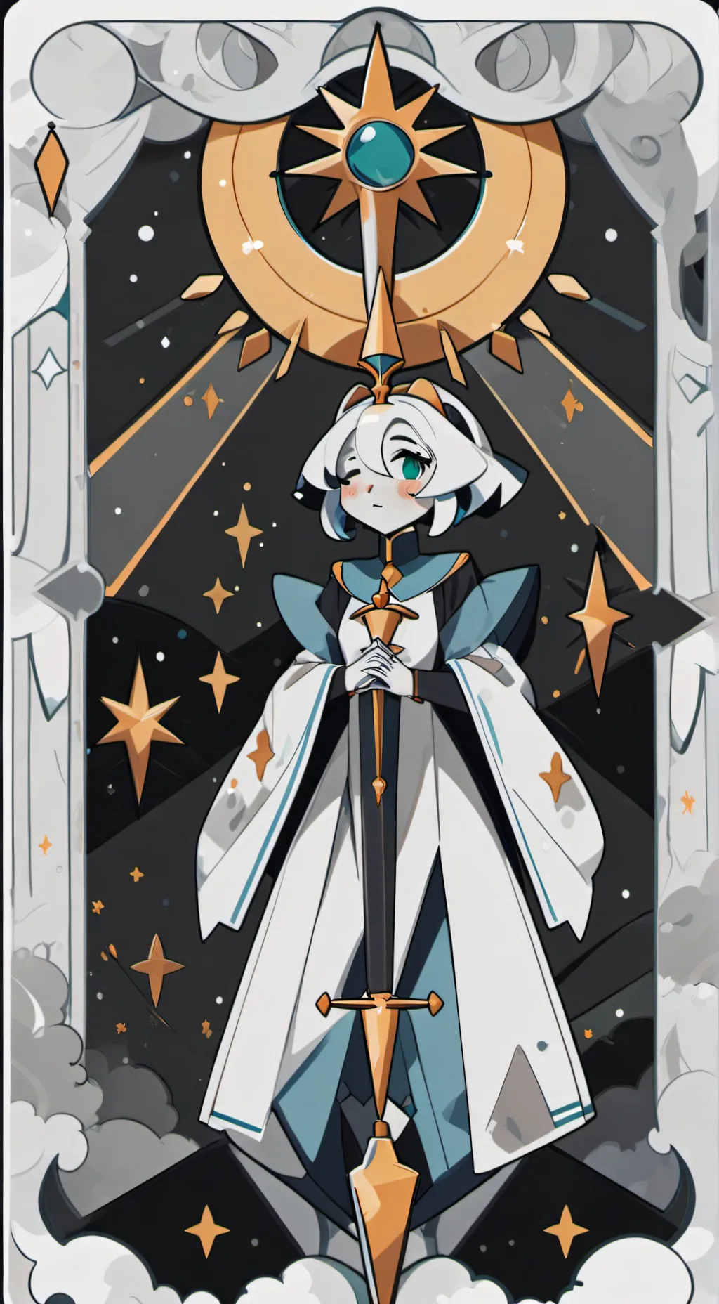 ai character: CRK OC sleepover background