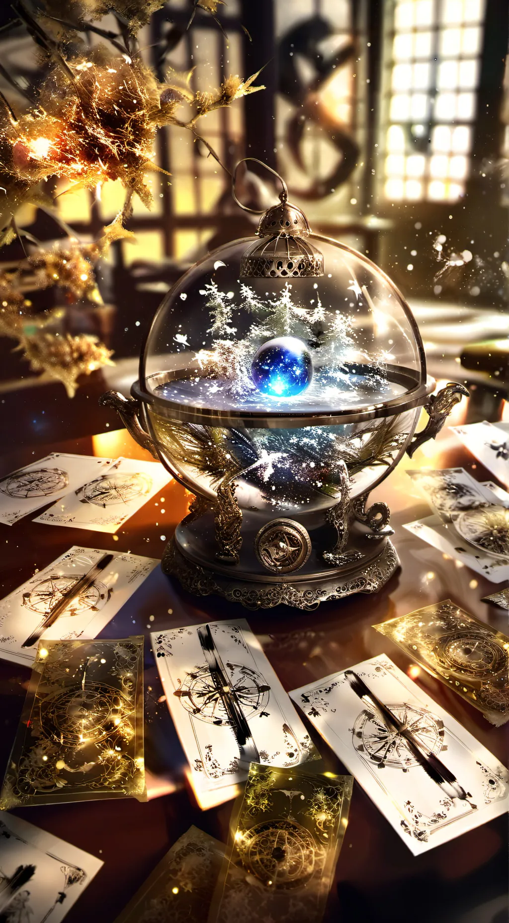 ai character: Magic School background