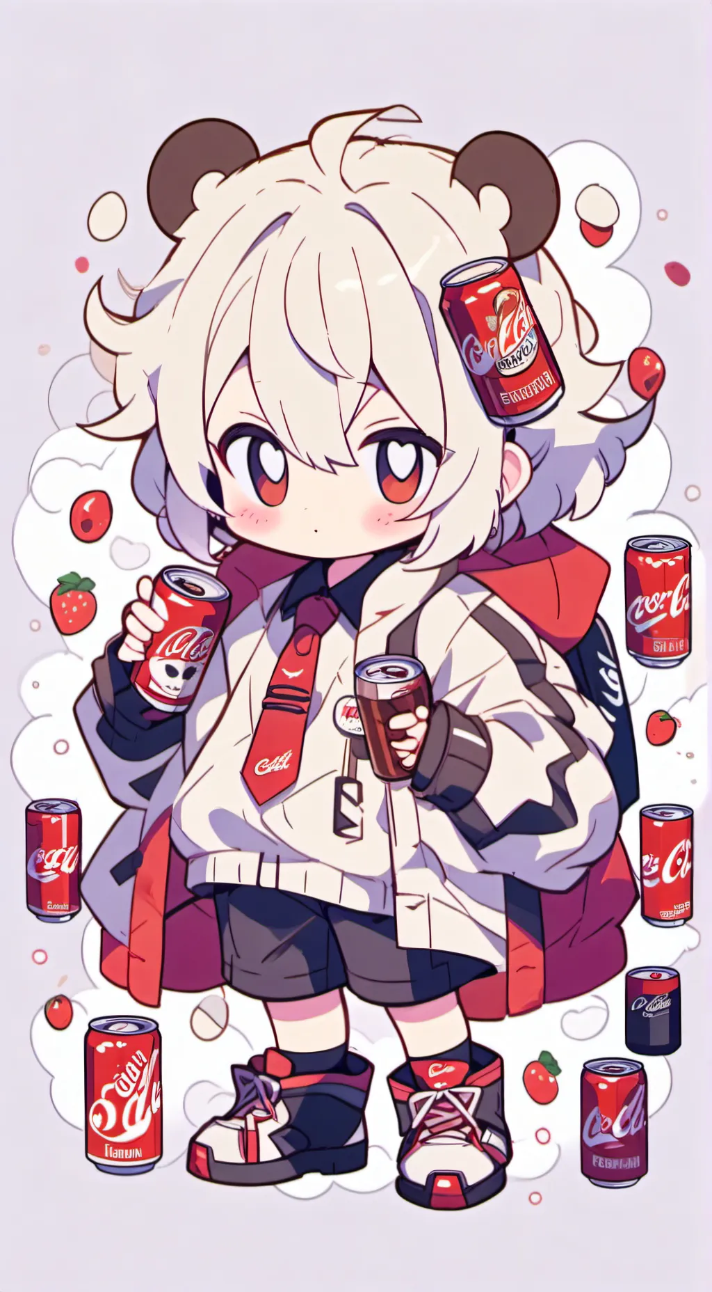 ai character: Coka sprunki  background