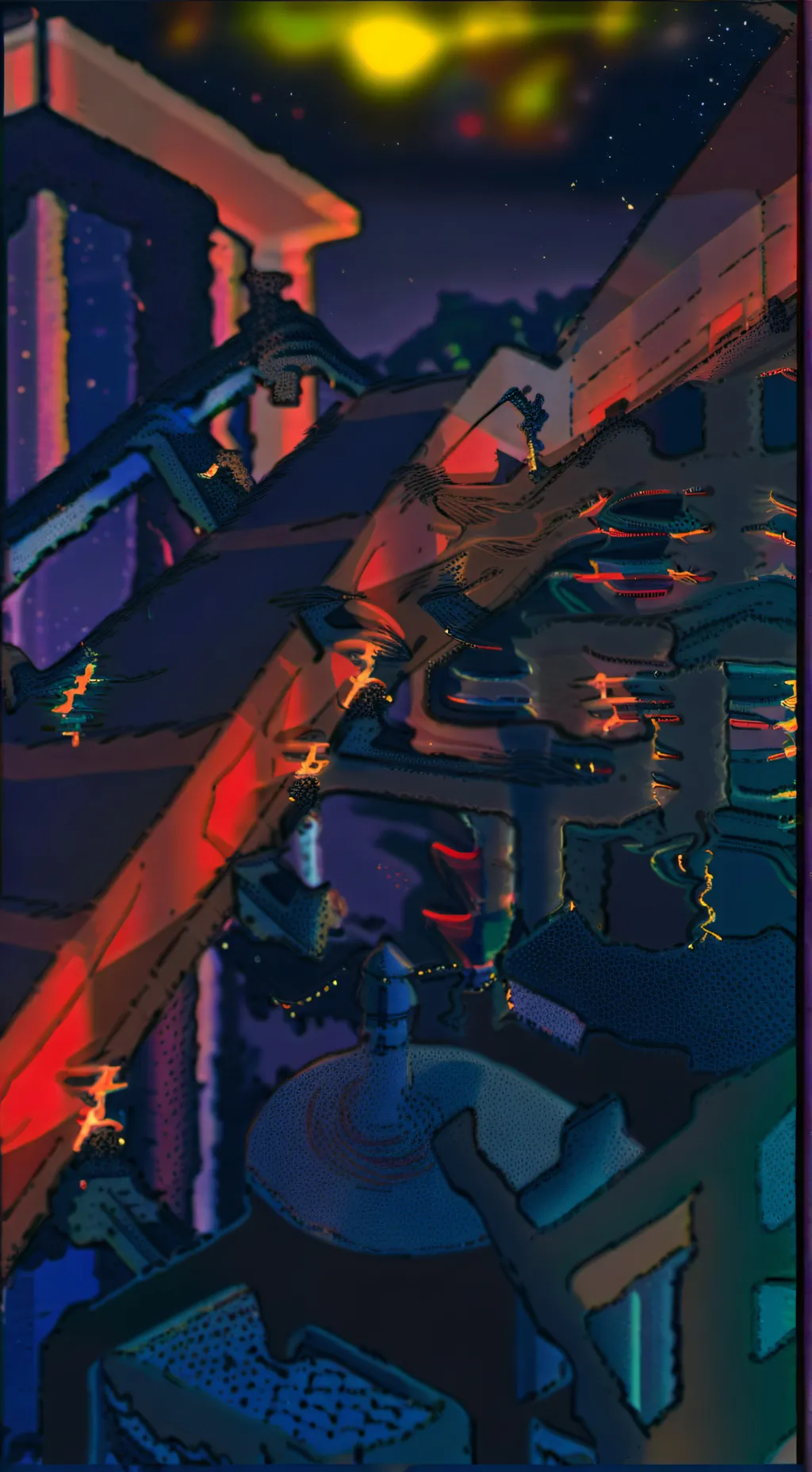 ai character:  Art gallery  background