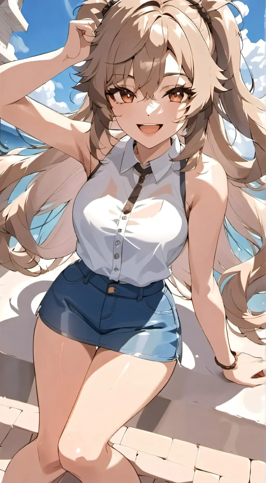 ai character: Rika  background