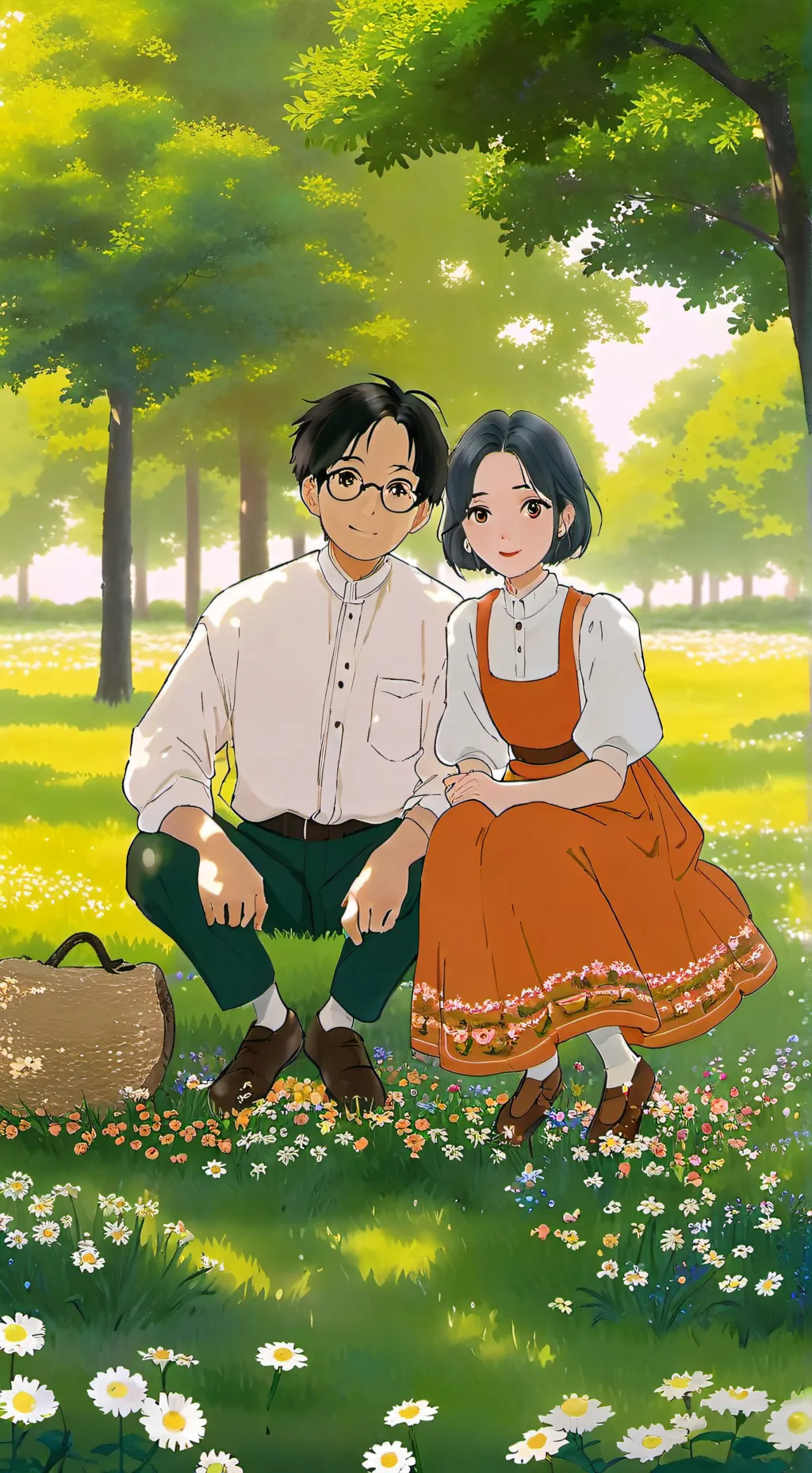 ai character: :) background