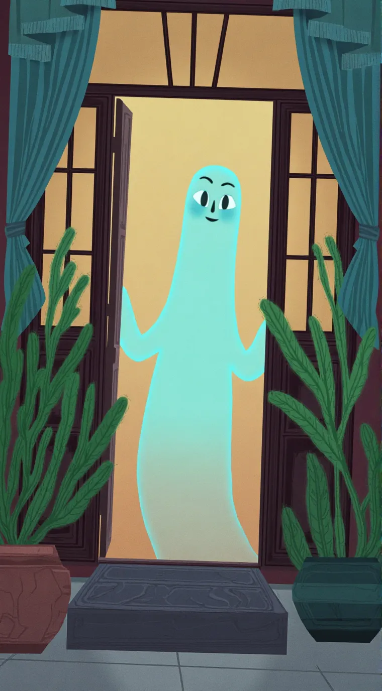 ai character: Dandys world background