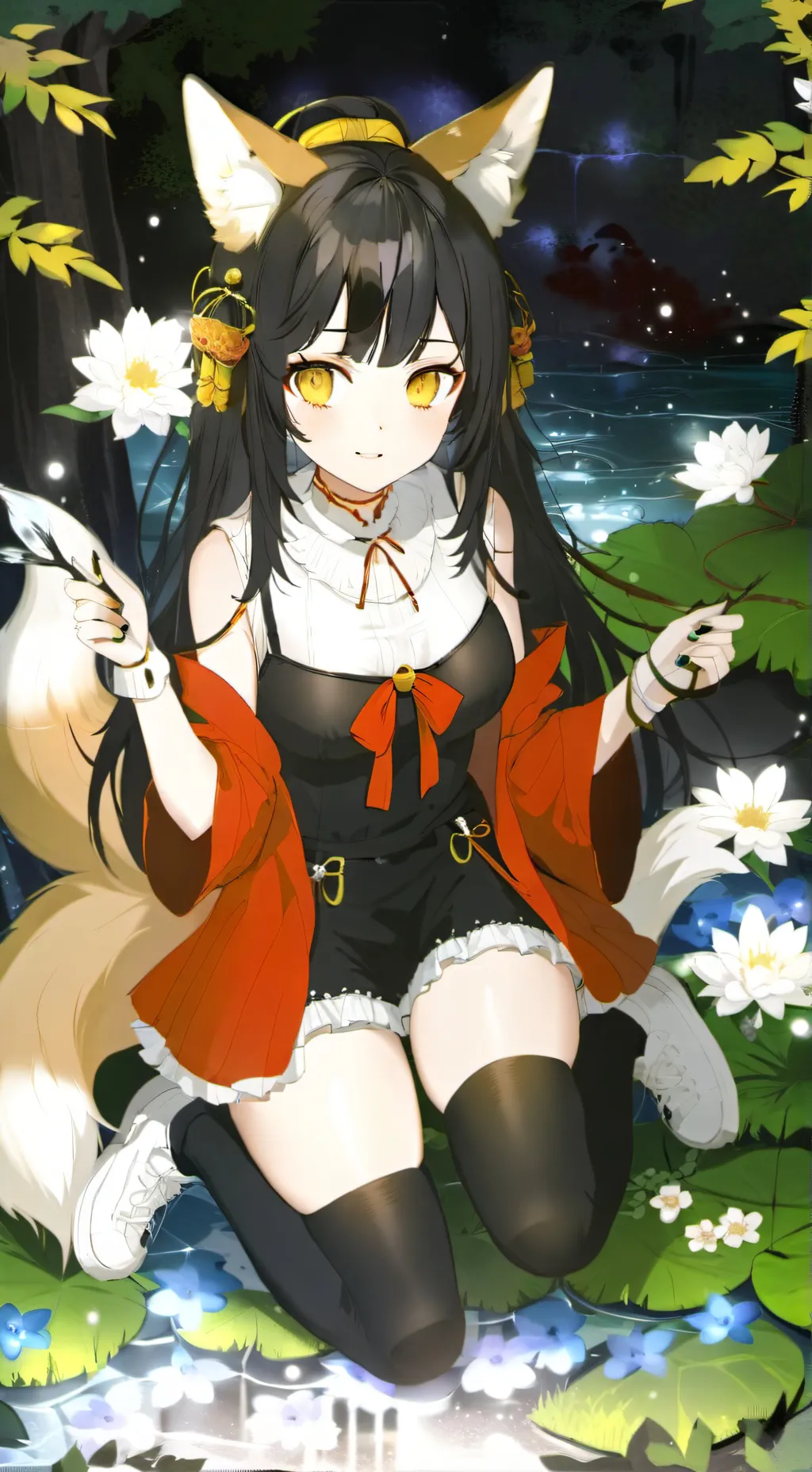 ai character: foxgirlfriend background