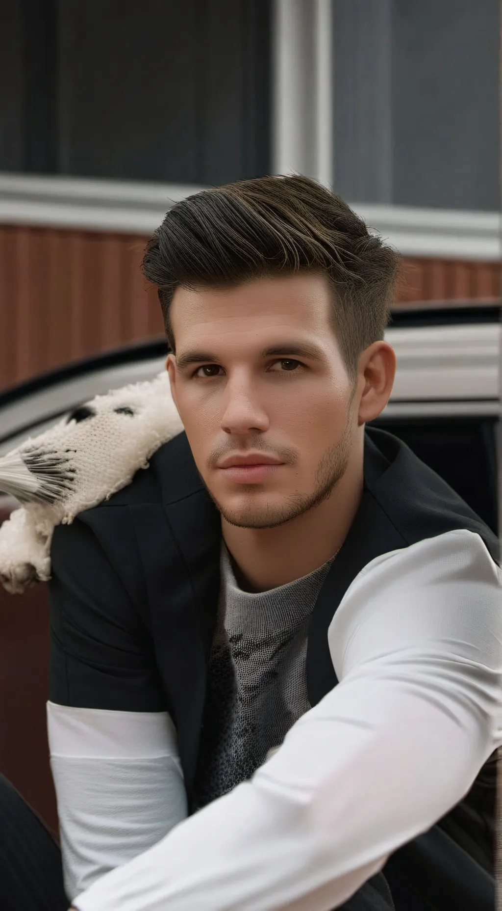 ai character: Jay Khan  background