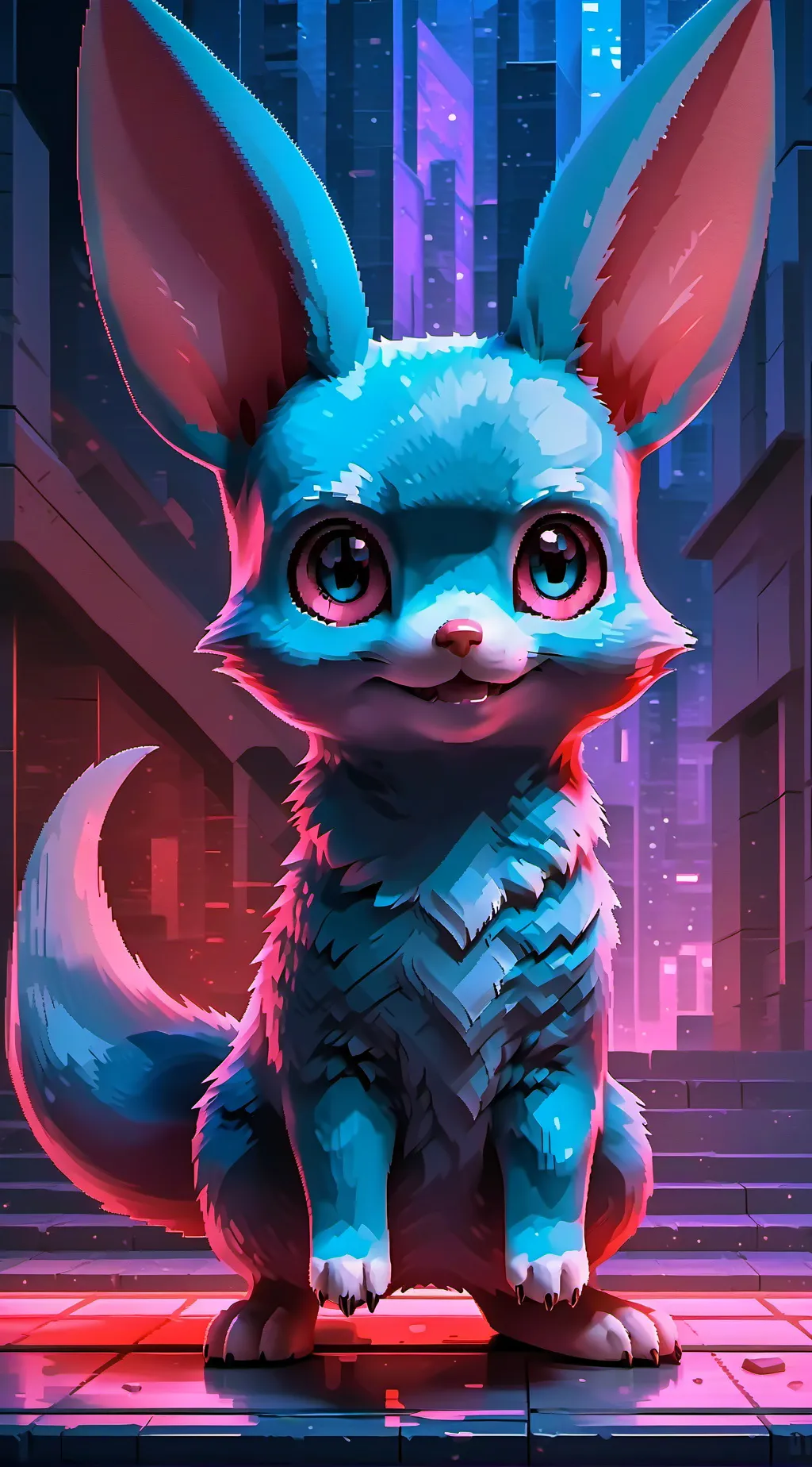 ai character: dandy world!  background