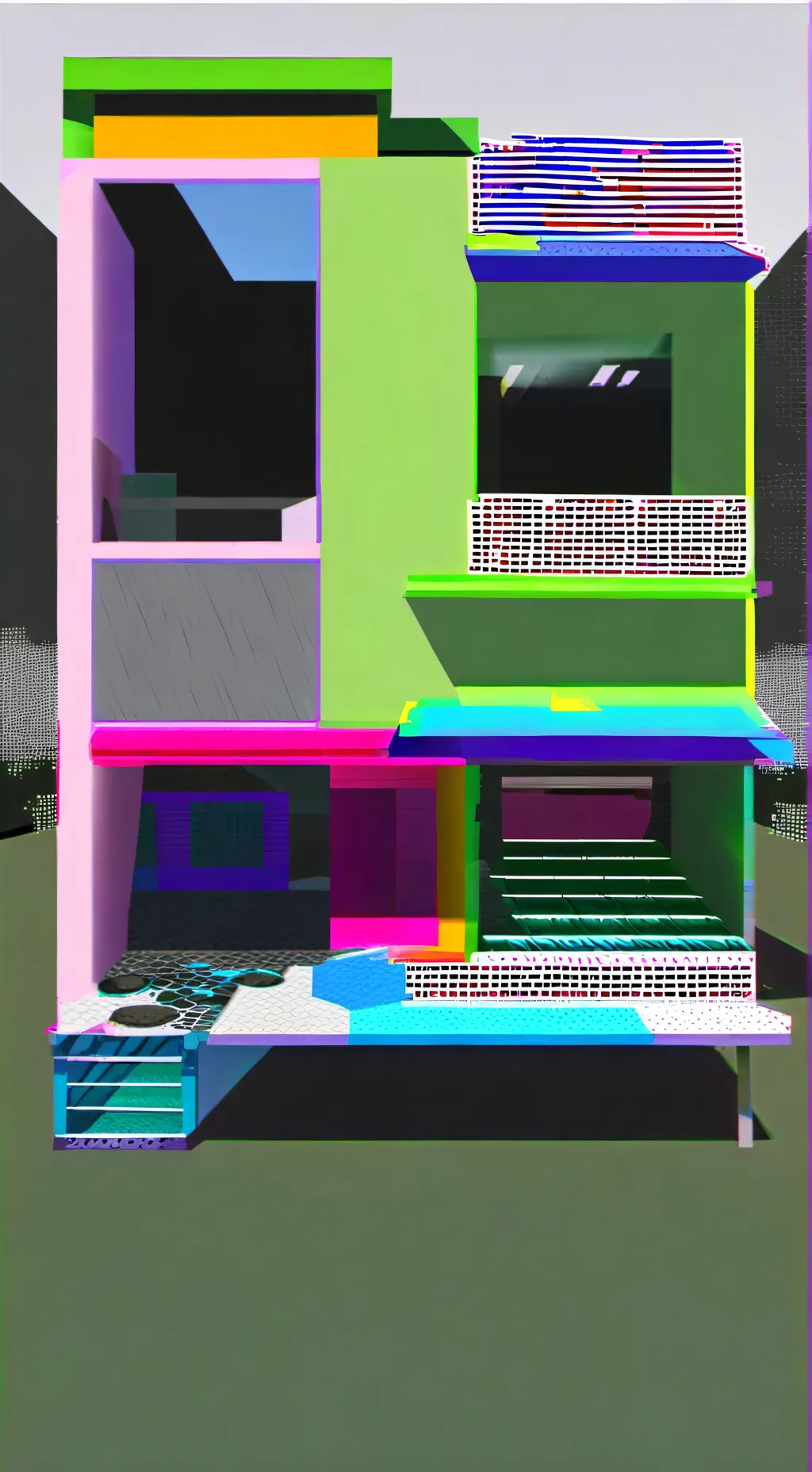 ai character: VEE!?! background