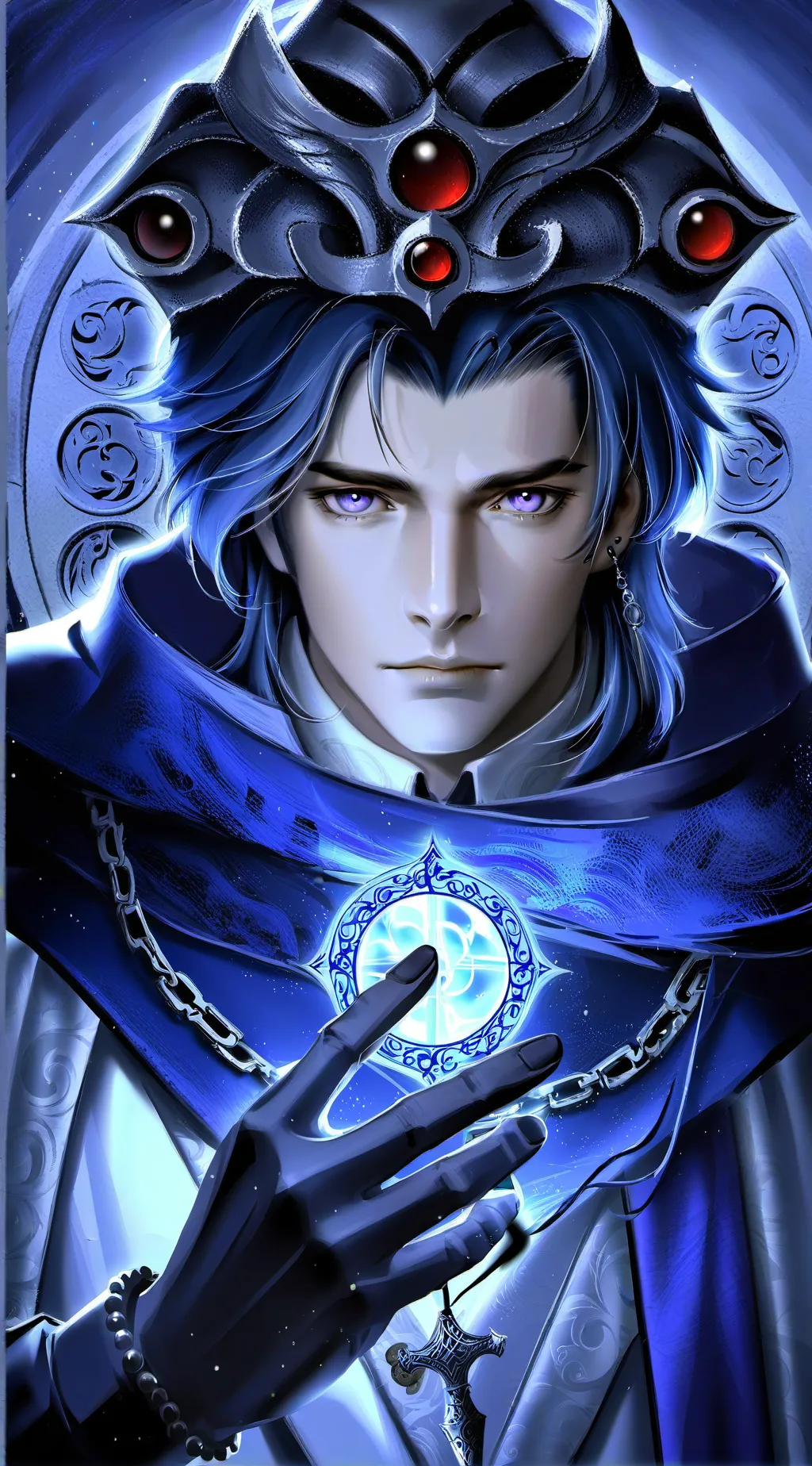 ai character: 𝓑𝓵𝓾𝓮 𝓵𝓸𝓬𝓴 background