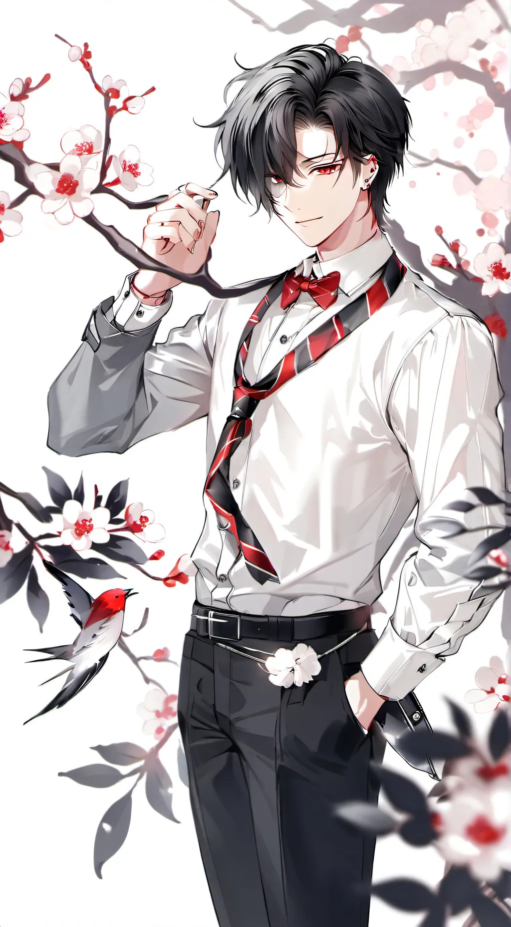 ai character: Mha victime boy background