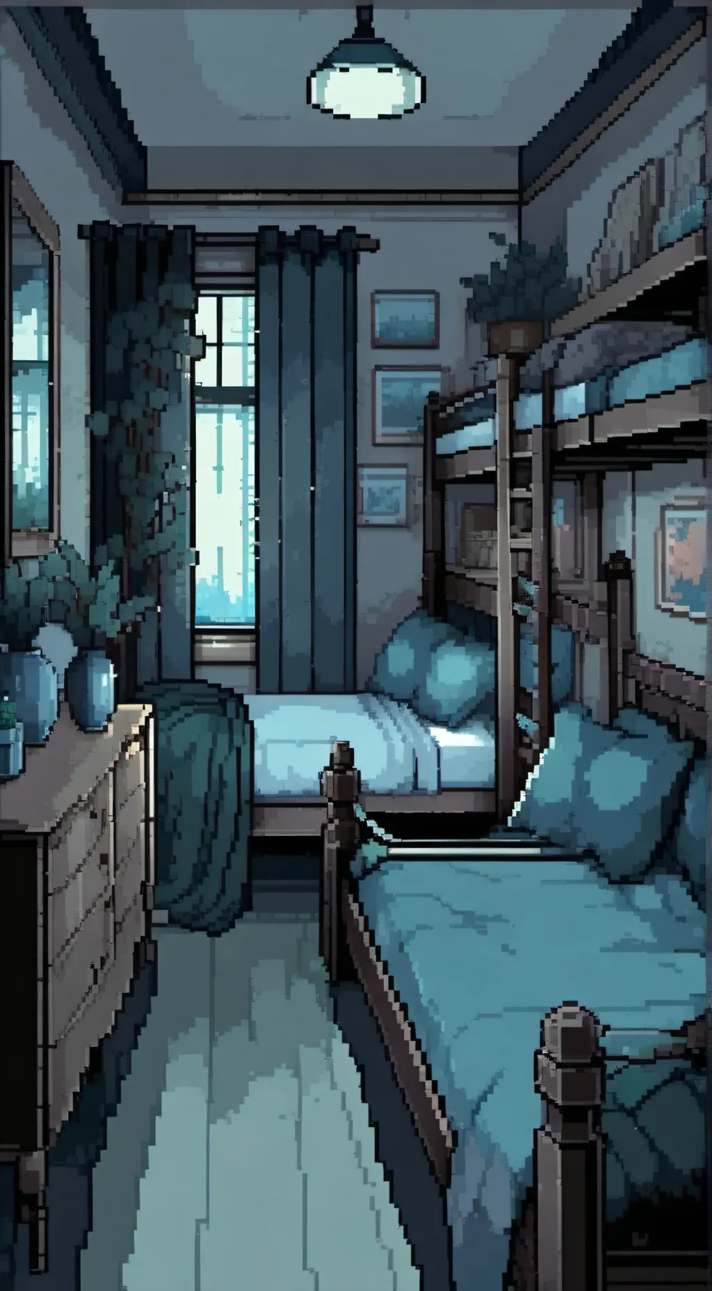 ai character: ~FS sleepover~ background