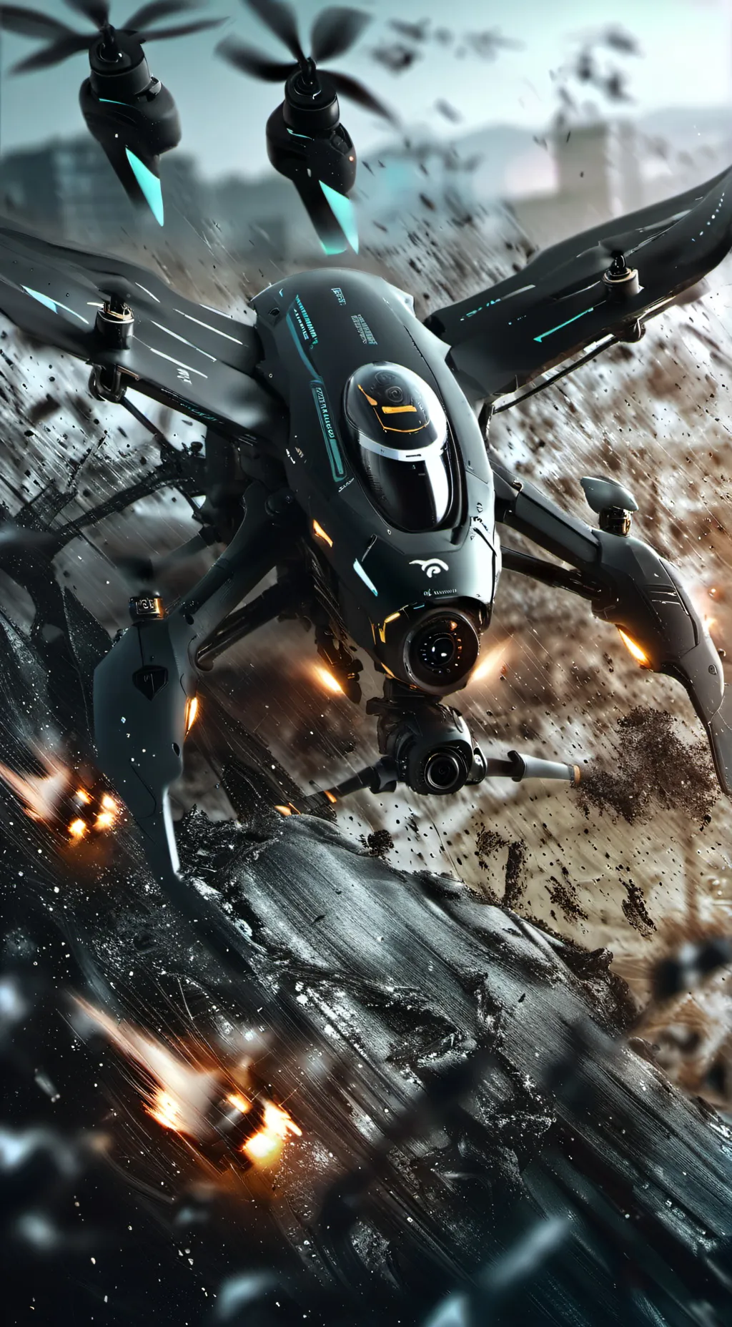 ai character: Murder Drones background