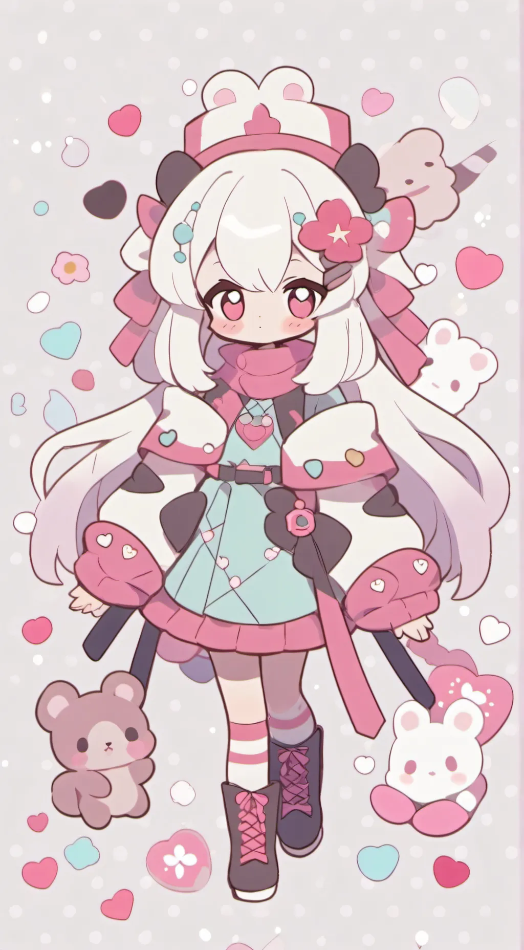 ai character: cosmo a girl!?  background