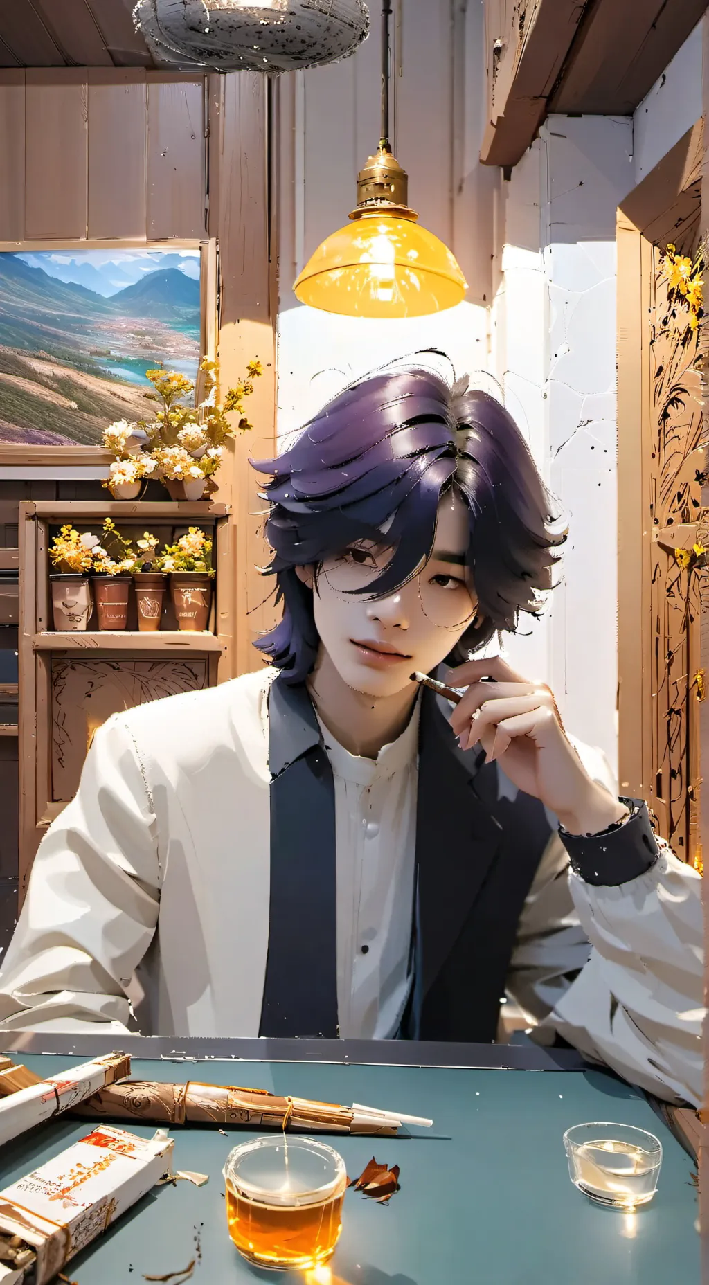 ai character: lucas background