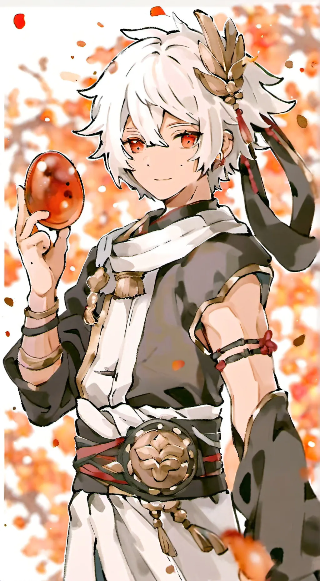 ai character: toga background