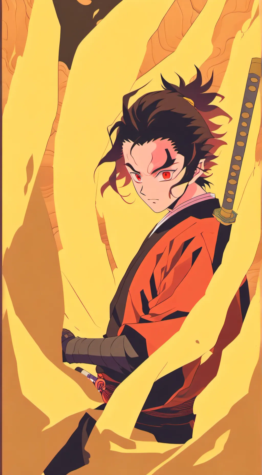 ai character: rengoku background