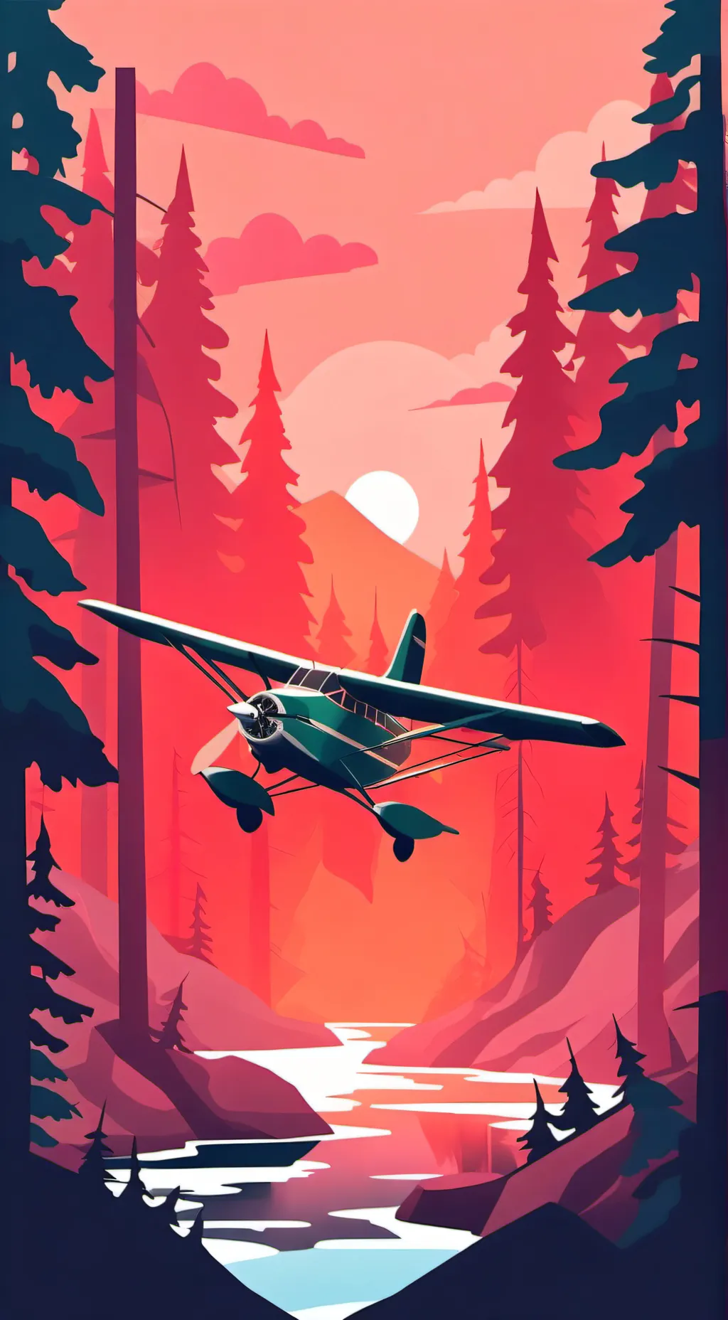 ai character: survival background