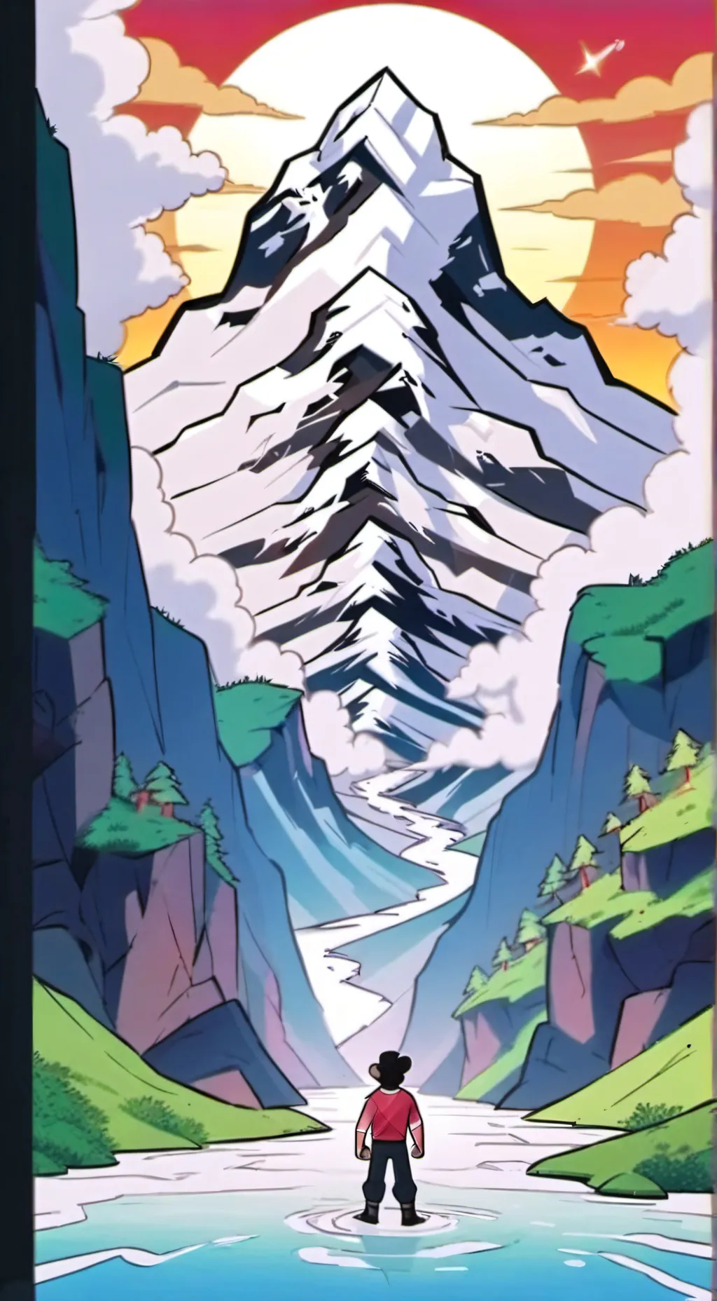 ai character: Steven universe background