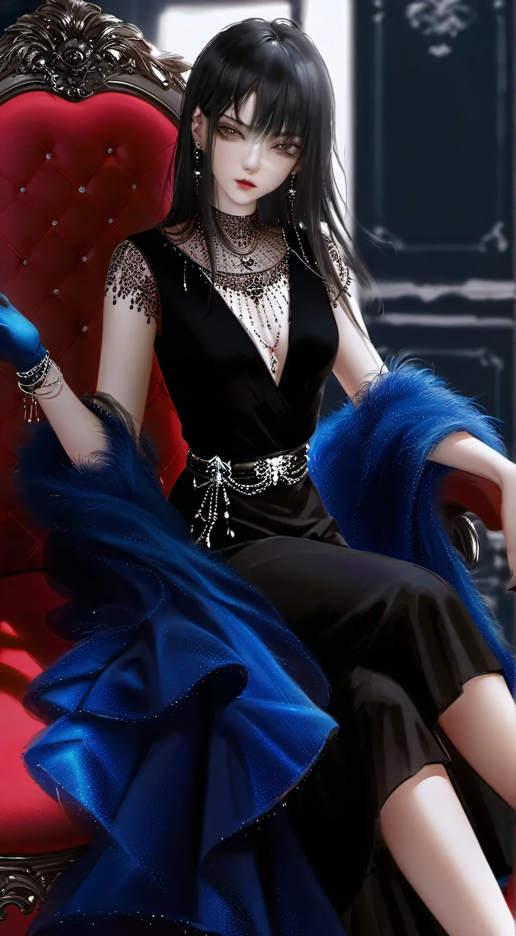 ai character: Рифина.  background