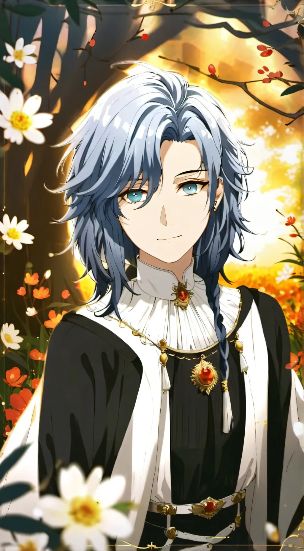 ai character: mha x tu background