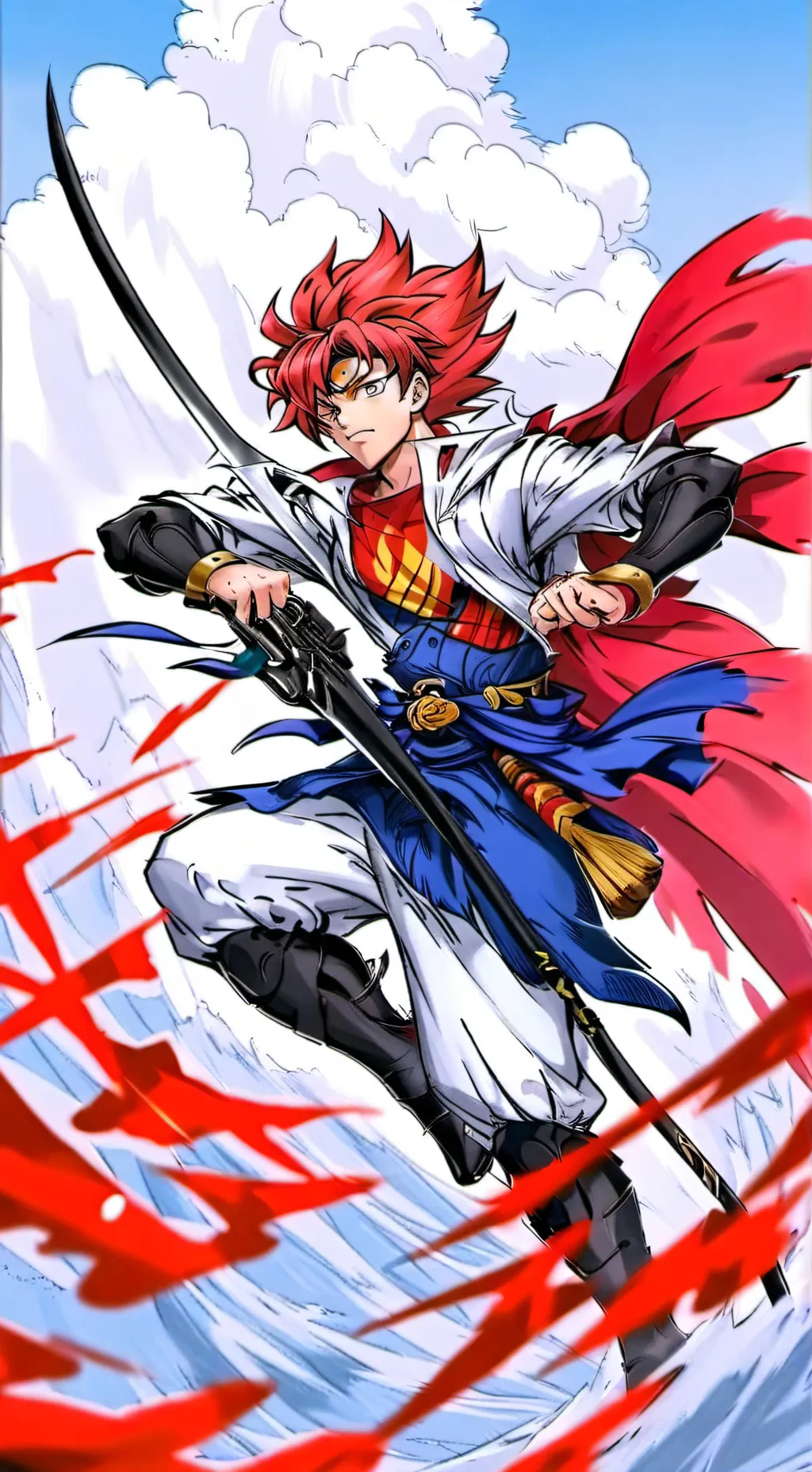 ai character: goku background