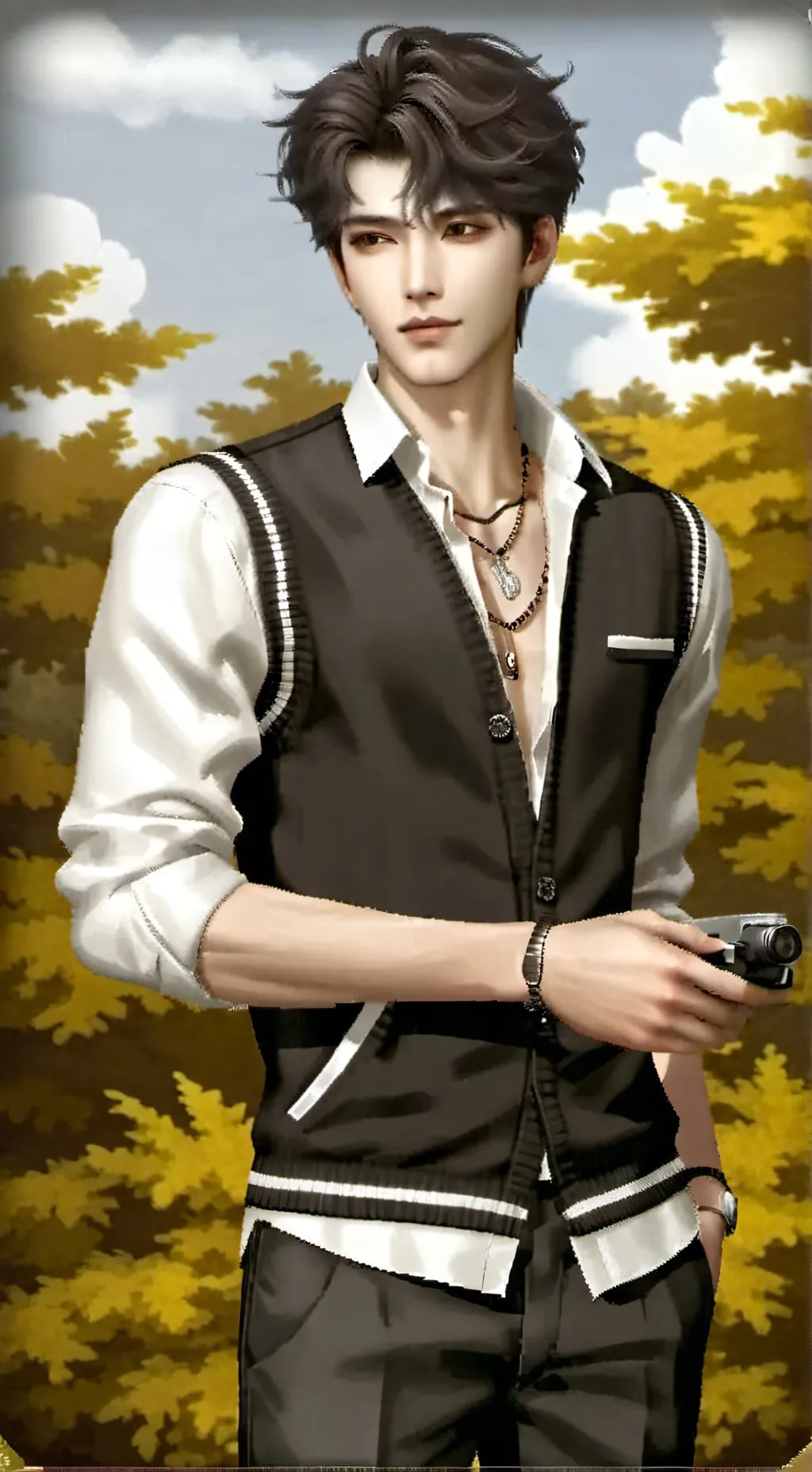 ai character: Aaron background