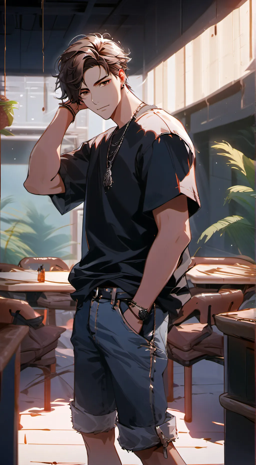 ai character: -(•<Ethan>•)- background