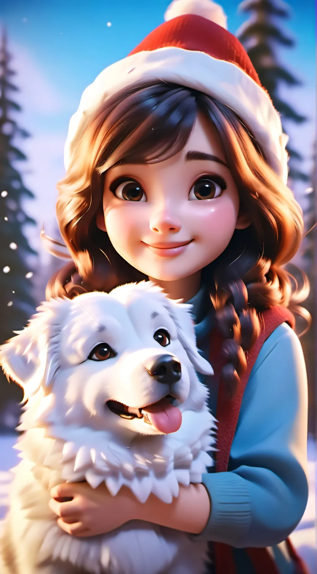 ai character: Rose background