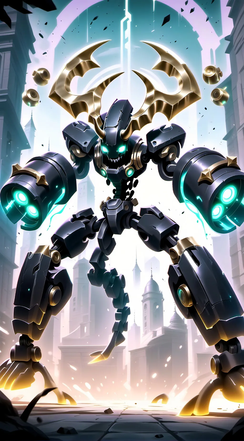 ai character: mega enderman background