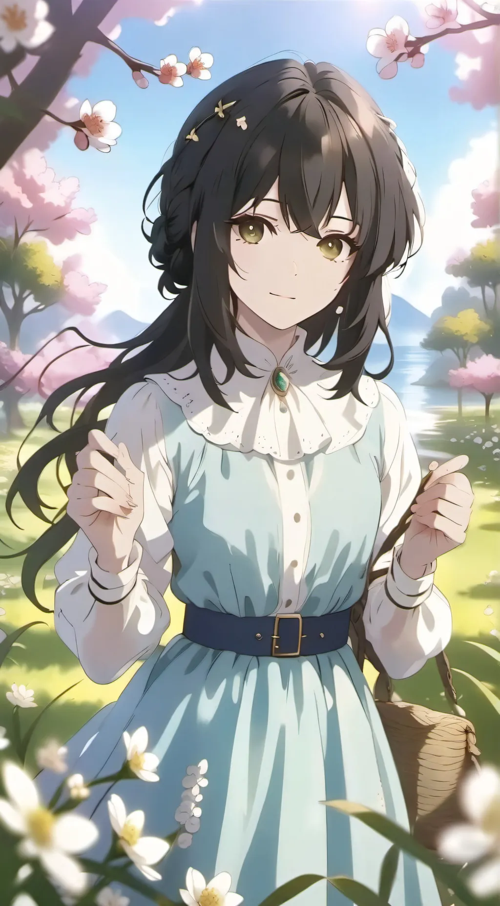 ai character: pascua y navidad  background