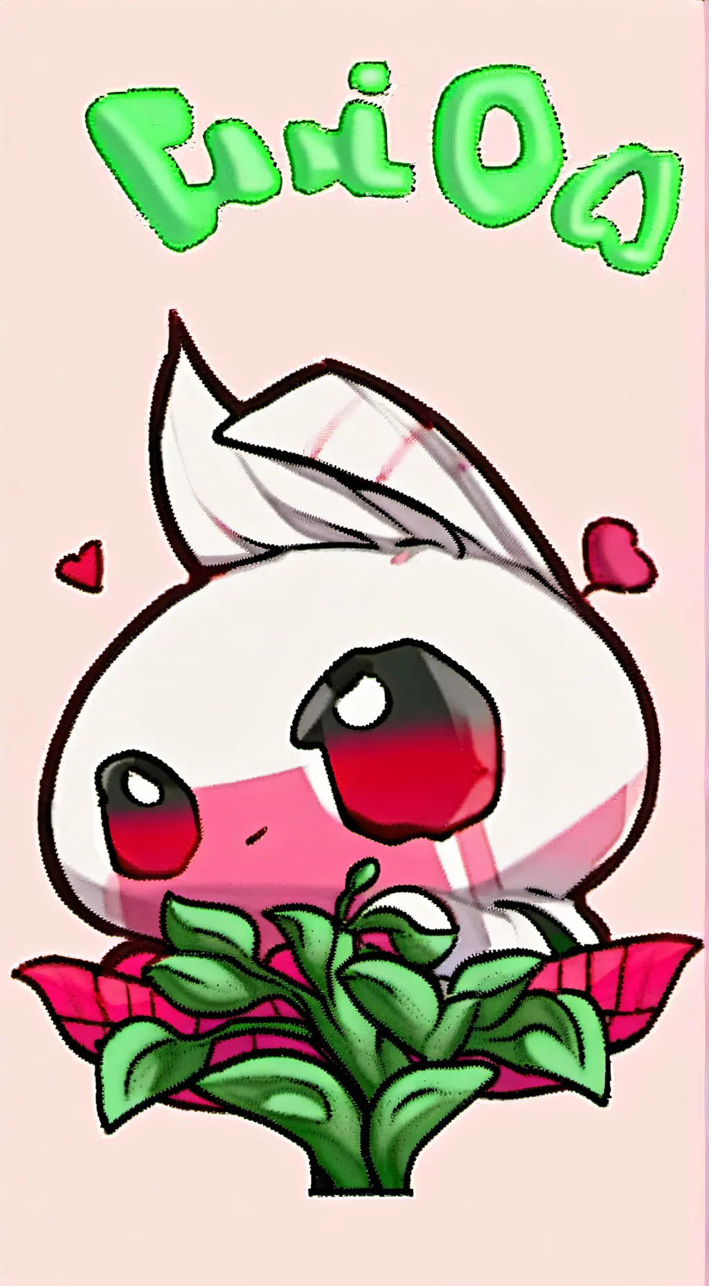 ai character: baby sprout  background