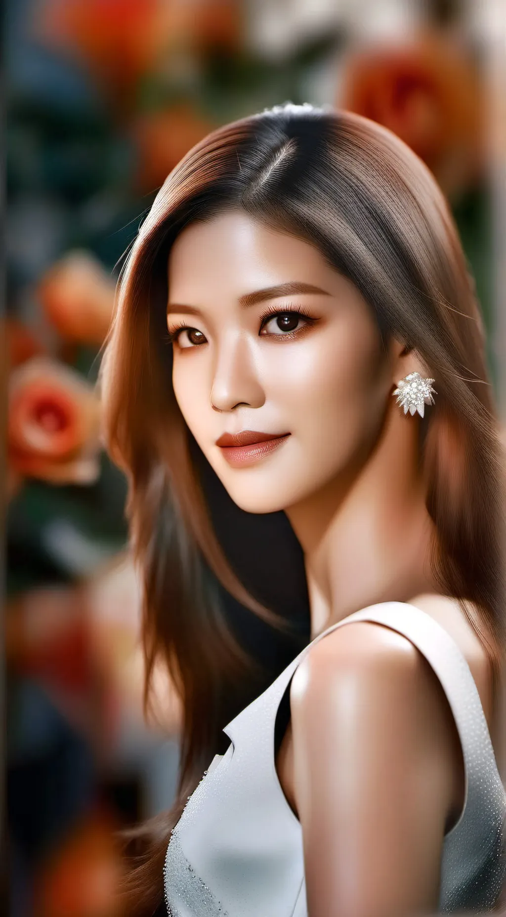 ai character: Rosé blackpink background