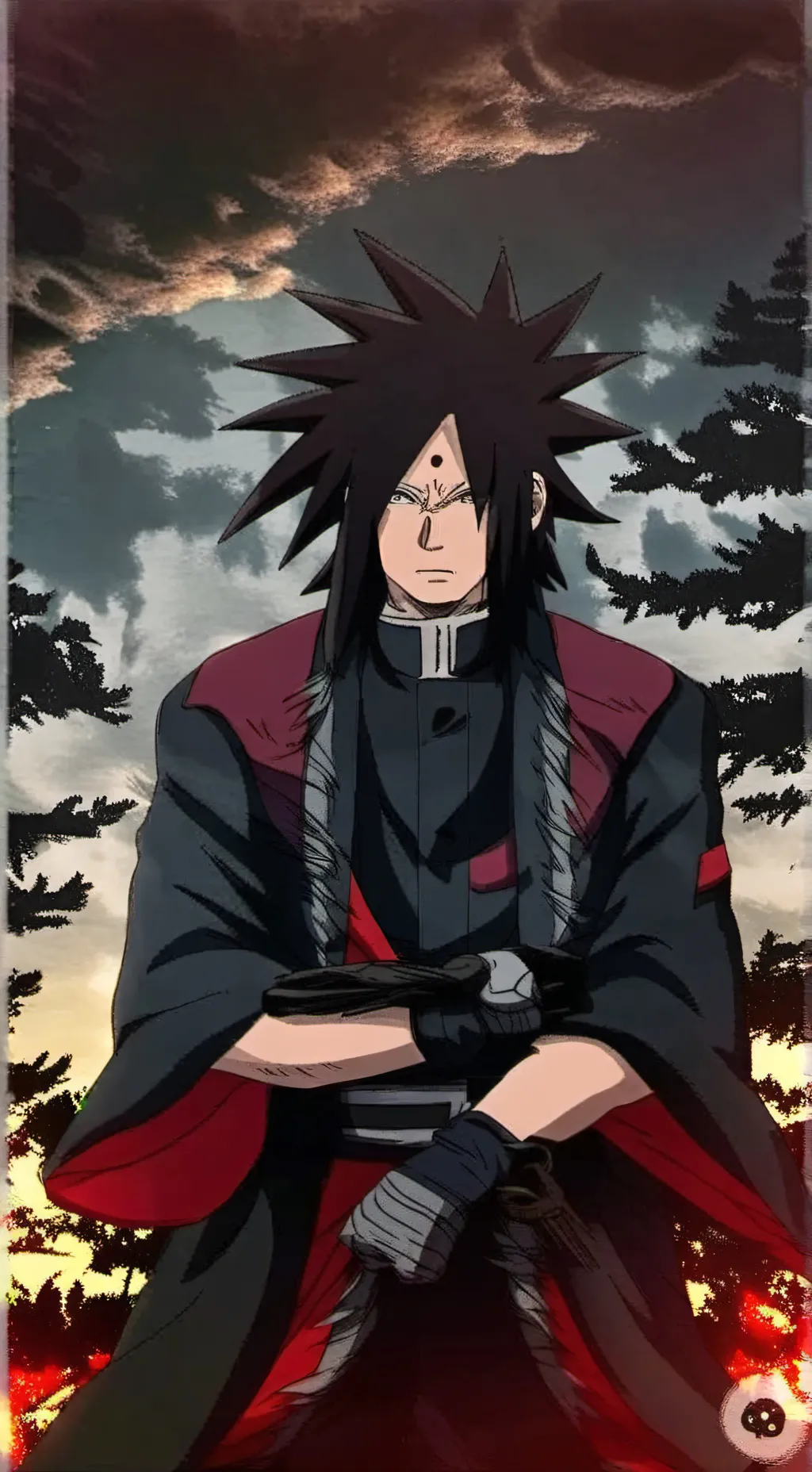 ai character: Madara uchiha  background