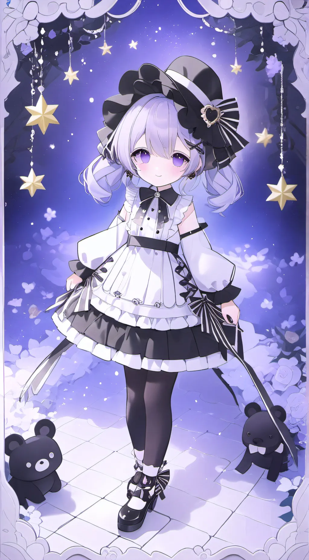 ai character: moonshell background