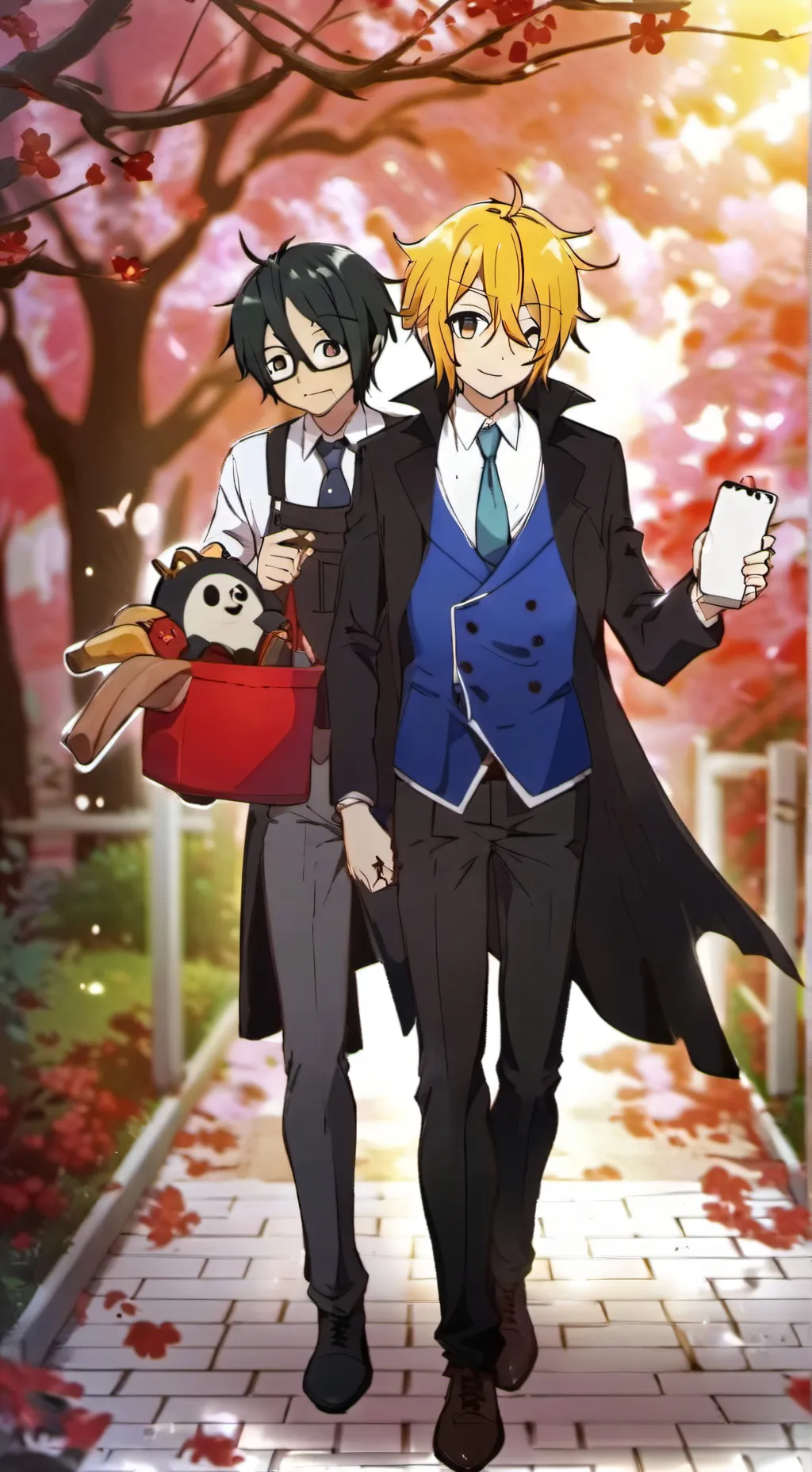 ai character: alex and justin background