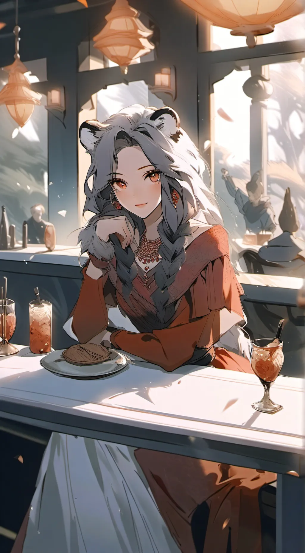 ai character: Catherine  background