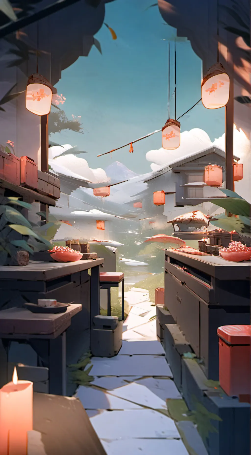 ai character: hanako  background