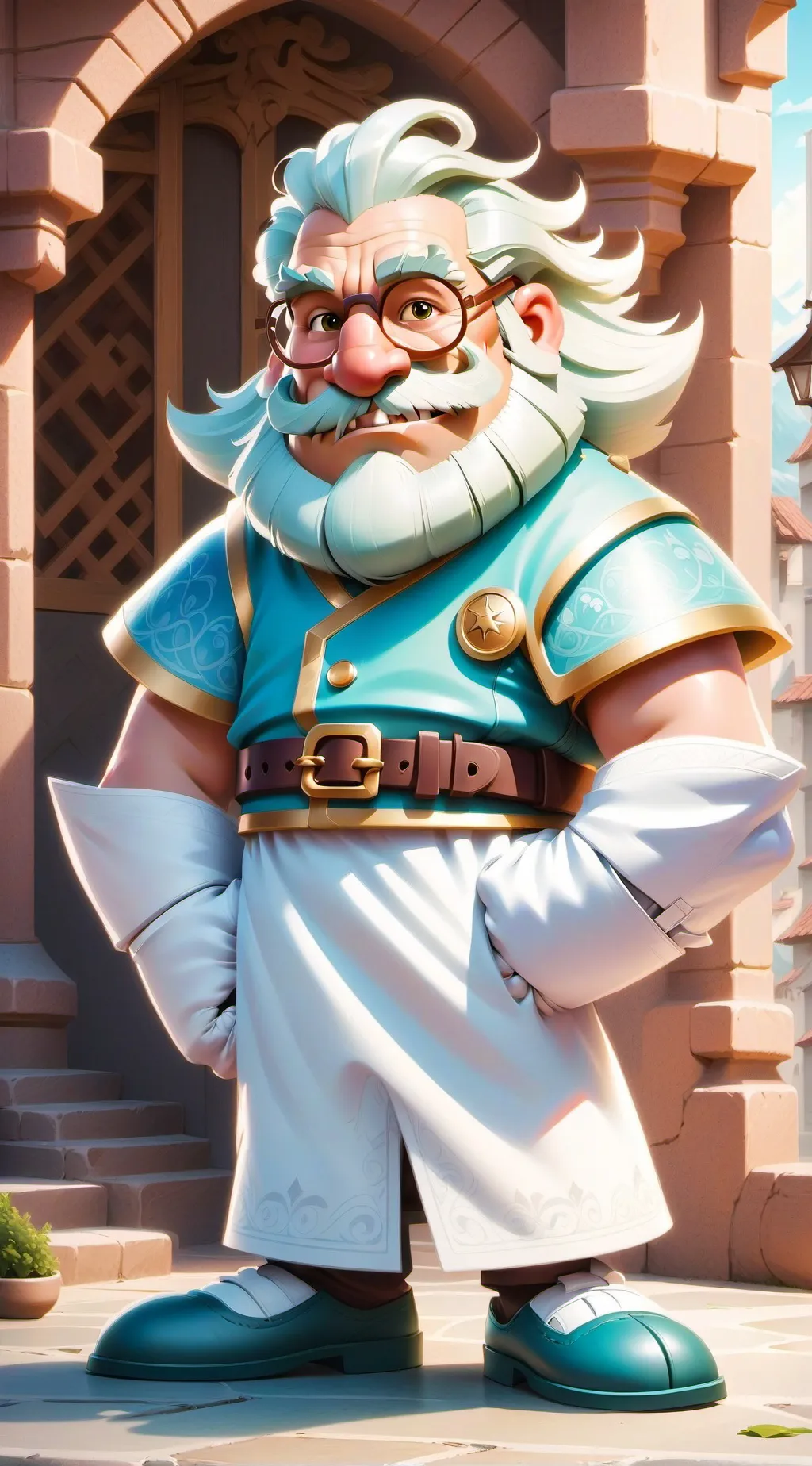 ai character: mago de voces background