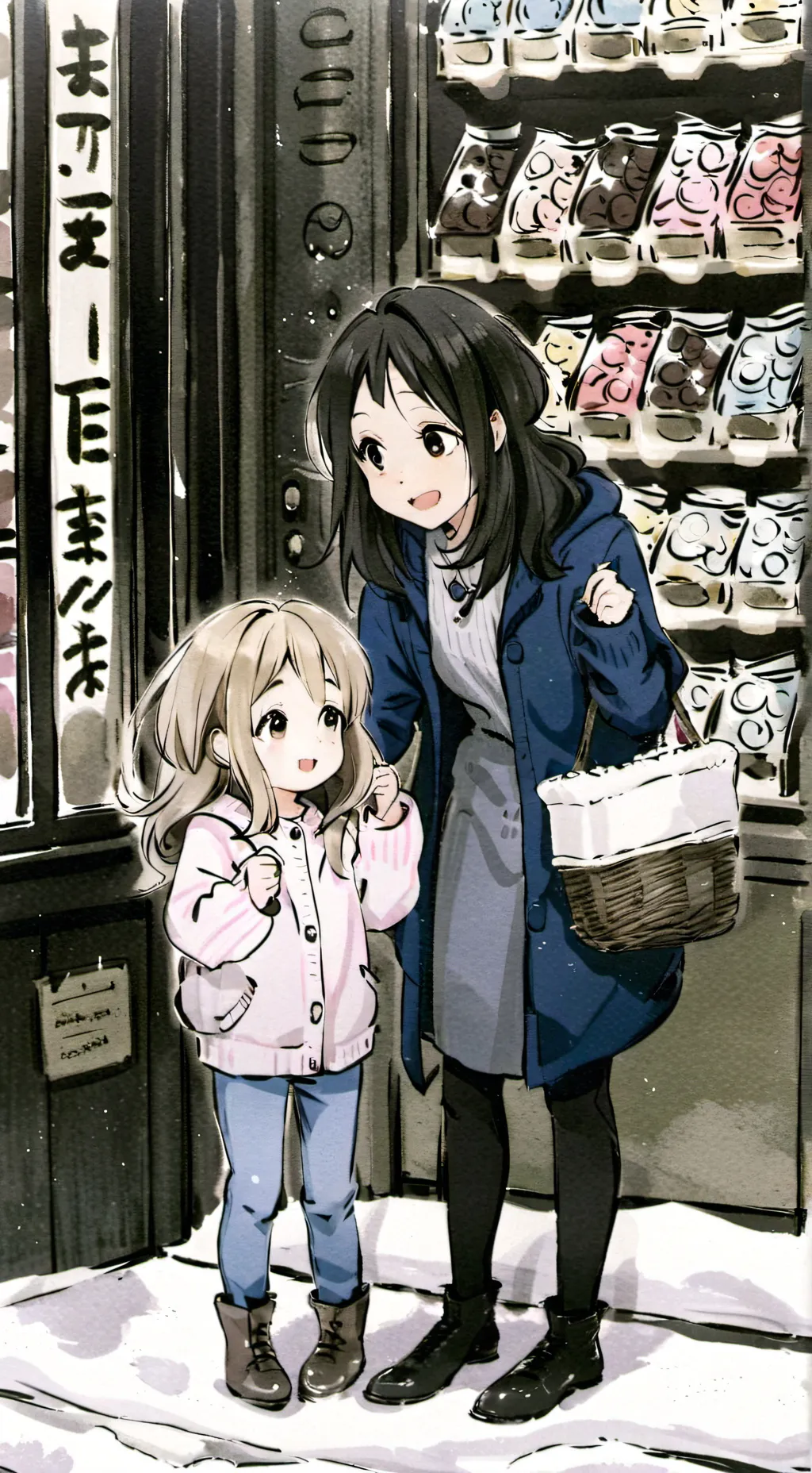 ai character: ANTOINETTE & MOM background