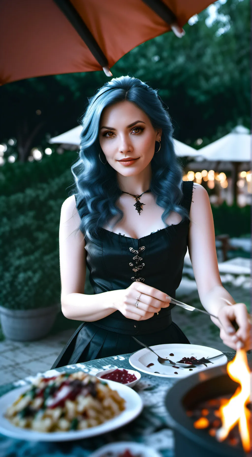 ai character: mia (goth wife) background