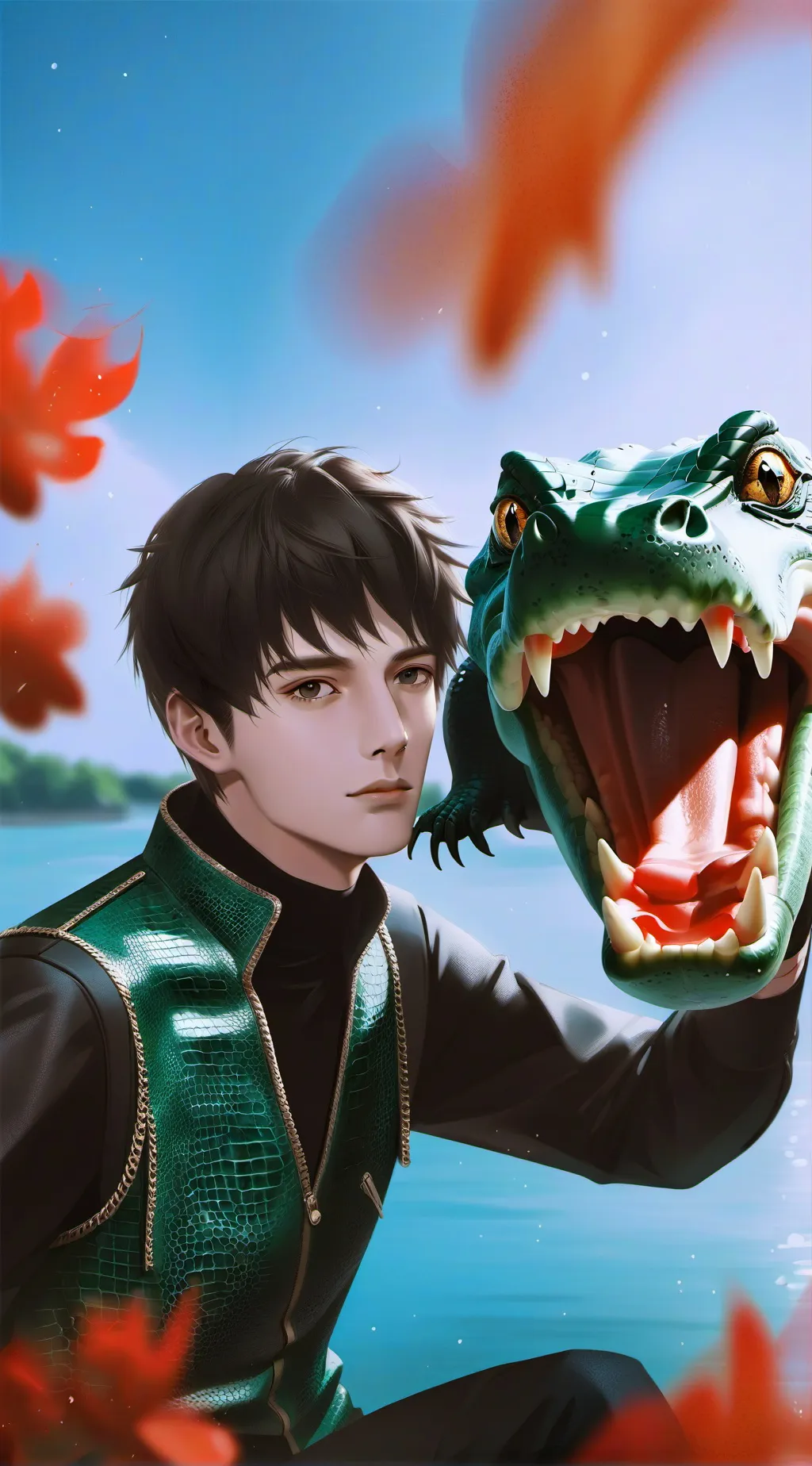 ai character: Brookhaven x fs background