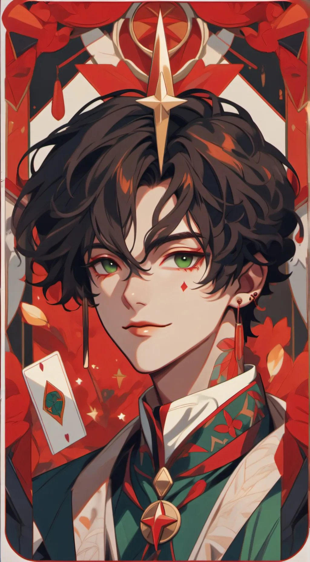 ai character: 💥flame❤️‍🔥 background