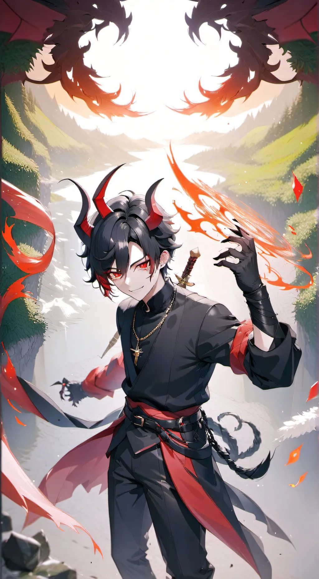 ai character: nait leg background