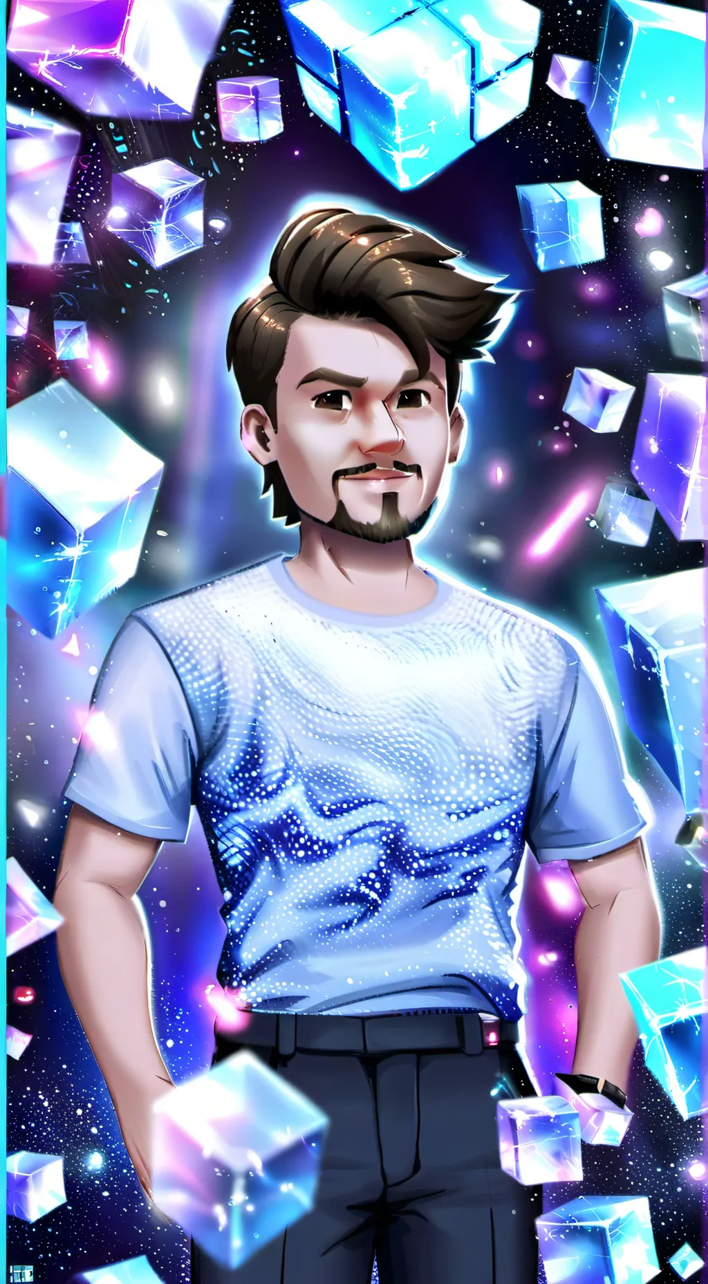 ai character: Steve background